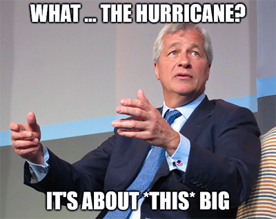 JPMorgan economic hurricane this big meme