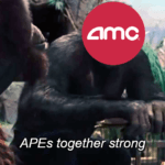 AMC APEs together strong meme