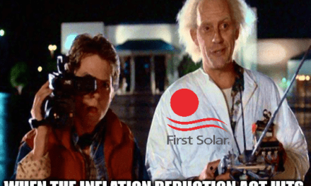 First Solar my calculations are correct inflation Doc meme