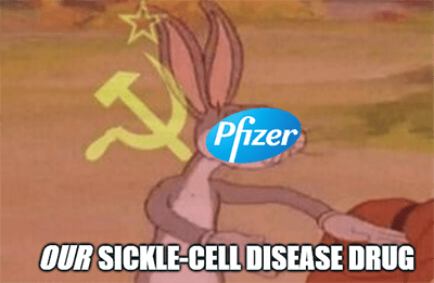 Pfizer sickle cell disease our meme