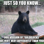 Fed version of Goldilocks ends different meme