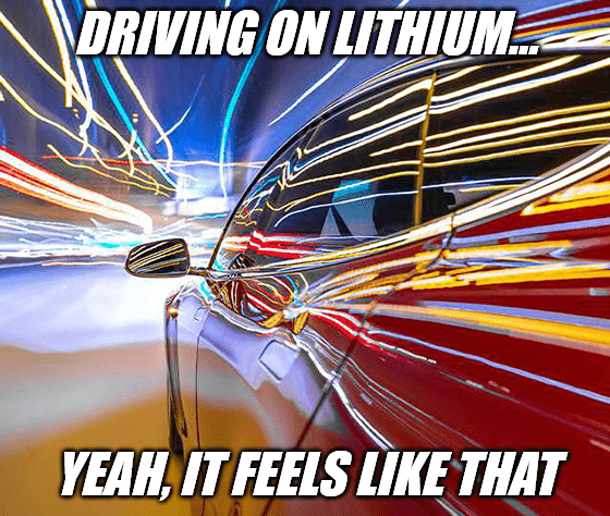 Lithium Living Large, Croc’s Crackback & Peloton Pushing Posies