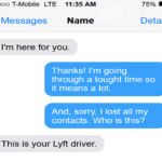 Lyft driver I'm here for you meme