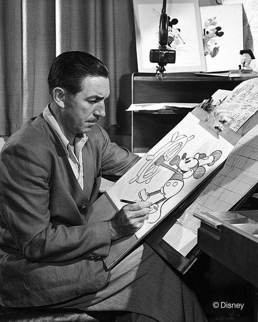 Walt Disney Drawing Mickey