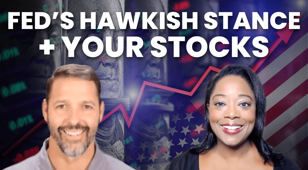 Jerome Powell's hawkish stance on interest rates.