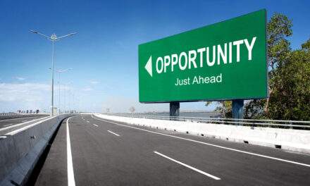 Sign pointing to opportunity